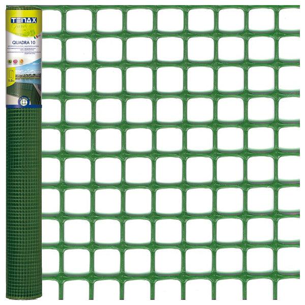 TENAX RETE QUADRA 10 IN PLASTICA MULTIUSO COLORE VERDE