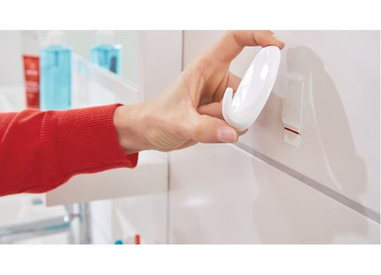 TESA GANCI ADESIVI OVALI LARGE POWERSTRIPS CONF.PZ2 BIANCO*