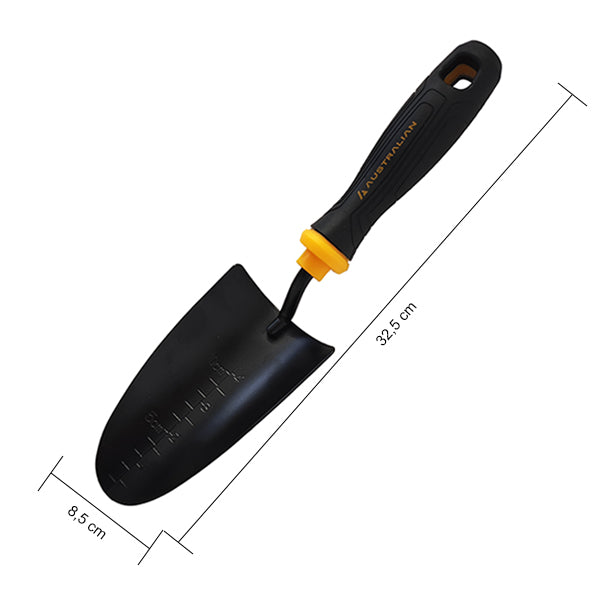 AUSTRALIAN TRAPIANTATORE LARGO CON MANICO IN GOMMA