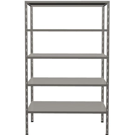 PROMETAL SCAFFALE UNISHELF GRIGIO IN KIT 5 PIANI DA CM100X40X190