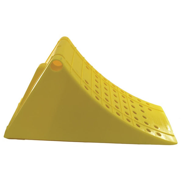 FERMEC CUNEO BLOCCA RUOTA PER CAMION CON LAMINA IN ACCIAIO