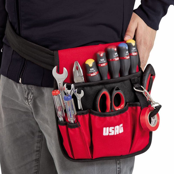 USAG  007 MLV BORSA PORTAUTENSILI CON CINTURA IN TESSUTO