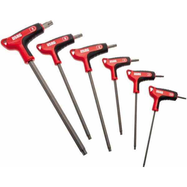 USAG  280 HX/SE6 6 CHIAVI MASCHIO ESAGONALI X-GRIP CON IMPUGNATURA