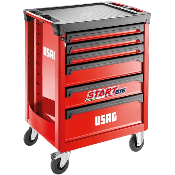 USAG  516 ST6MA CARRELLO START ASSORTIMENTO AUTORIPARAZIONE ROSSO