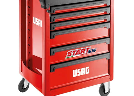 USAG  516 ST6V CARRELLO START CON 6 CASSETTI VUOTO NERO