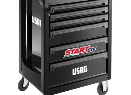 USAG  516 ST6V CARRELLO START CON 6 CASSETTI VUOTO NERO