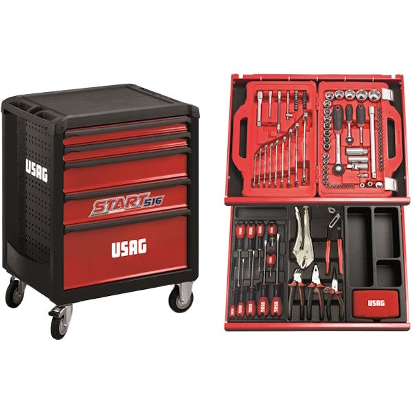 USAG  516 SP5B CARRELLO START ASSORTIMENTO 146 UTENSILI*