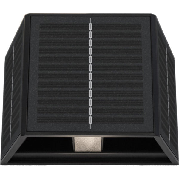 CENTURY APPLIQUE SOLARE LED UP&DOWN QUADRATA NERA 3,3W 4000K 70LM IP54