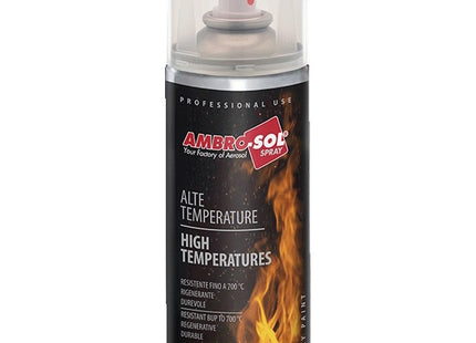 AMBRO-SOL SMALTO ACRILICO ALTA TEMPERATURA GRIGIO ANTRACITE SPRAY ML400