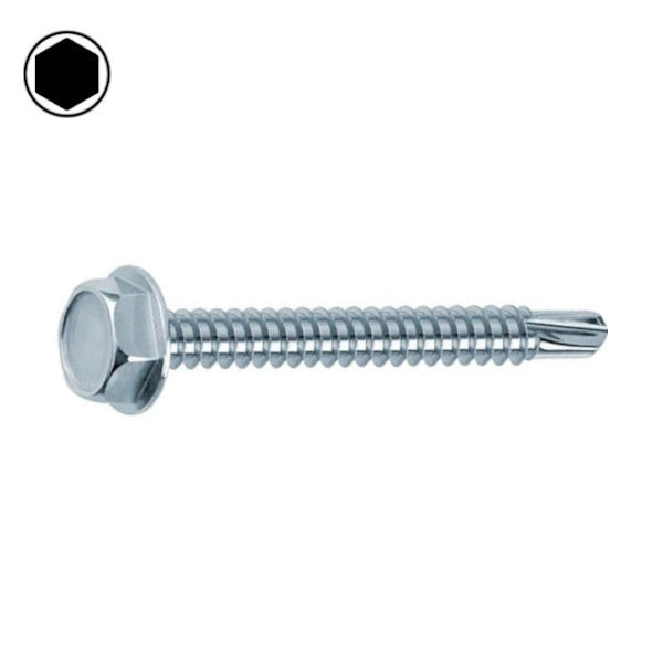 VITE AUTOPERFORANTE TE ZINCATA BIANCA UNI 8117