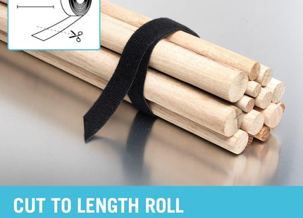 VELCRO FASCETTA RIAPRIBILE ONE WRAP NERO MM10X5MT