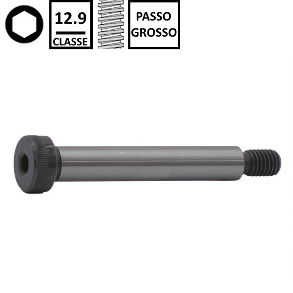 VITE TCEI CON CODOLO RETTIFICATO CL.12.9 GREZZA ISO 7379