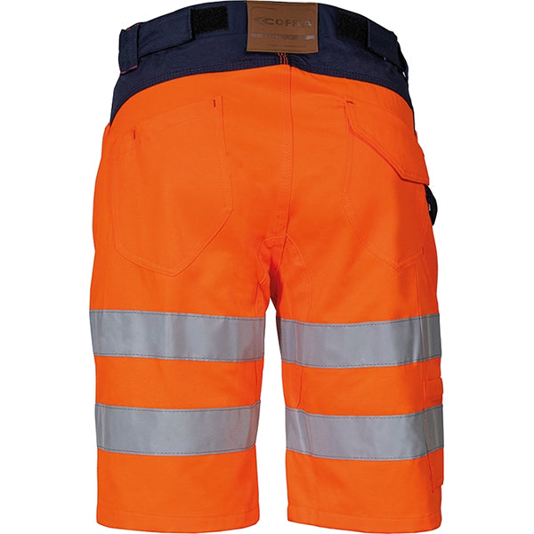 COFRA PANTALONCINO ALTA VISIBILITA&apos; VISIBLE COLORE ARANCIO FLUO