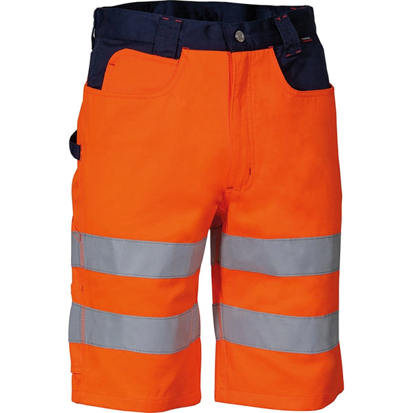 COFRA PANTALONCINO ALTA VISIBILITA' VISIBLE COLORE ARANCIO FLUO