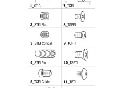 CMT VITE PER SERRAGGIO CUSCINETTO TCEI 1/8"X3/8"