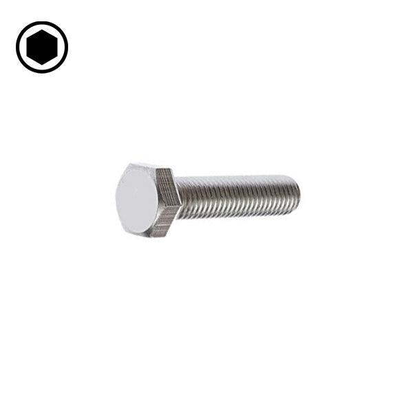 VITE TE INTERAMENTE FILETTATA IN ACCIAIO INOX A4 UNI 5739