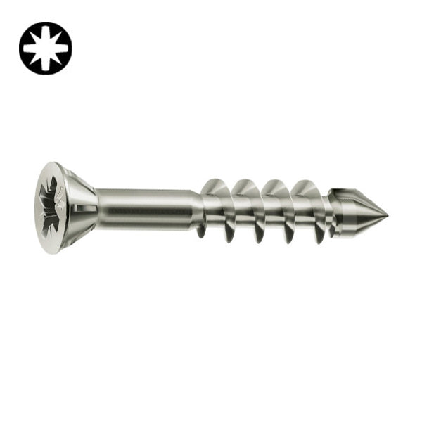 MUSTAD VITE PANELVIT AF TSP PZ PER LEGNO ANTIFESSURA CHROMITING