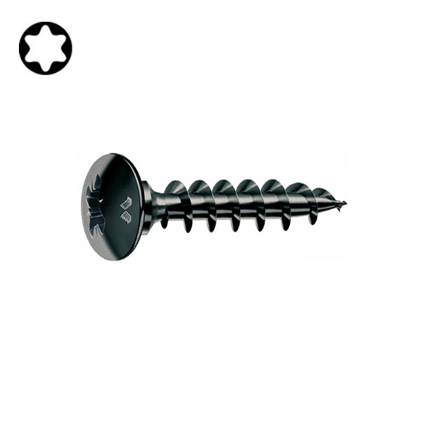 MUSTAD VITE PANELVIT FC TX NEROPLUS PER LEGNO ALLUMINIO PVC