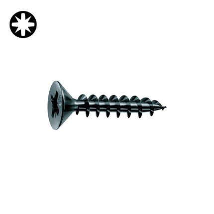 MUSTAD VITE PANELVIT UNIVERSALE TSP PZ PER LEGNO NEROPLUS D.MM 4,0X 25