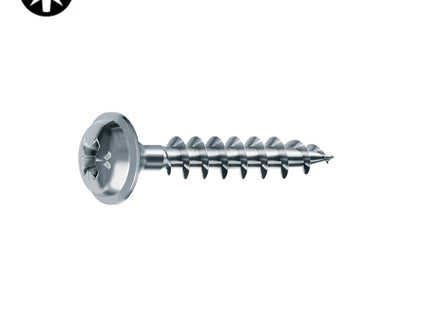 MUSTAD VITE PANELVIT FFL PZ PER LEGNO ZINCATA BIANCA D.MM3,5X45*