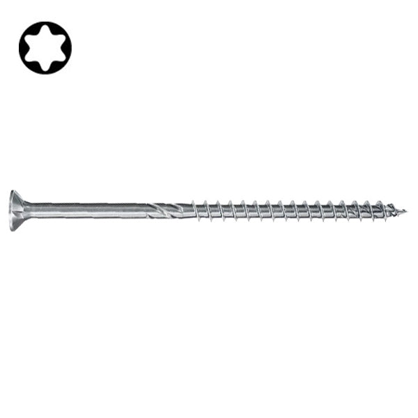 FISCHER VITE PER LEGNO FPF II CTP BC TSP ZINCATA BIANCA TX40 D.MM10X240