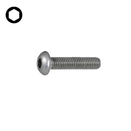 VITE TBEI IN ACCIAIO INOX A2 M 4X 16 ISO 7380