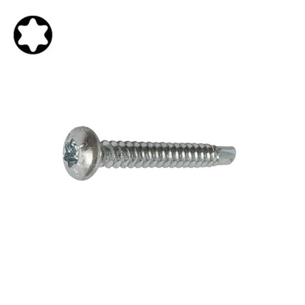 TECFI VITE AUTOPERFORANTE TC TX ZINCATA BIANCA D.MM 6,3X 80/60