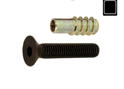 SODIFER VITI DI GIUNZIONE IN FERRO BRUNITE M8X40 CON BUSSOLA BLISTER PZ4