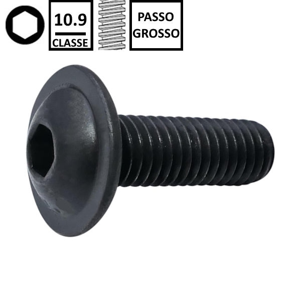 VITE TBEI CON FLANGIA TF CLASSE 10.9 GREZZA ISO 7380-2