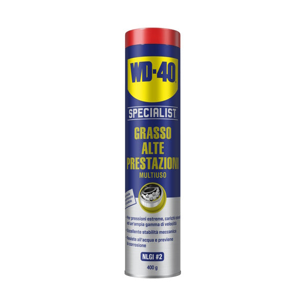 WD-40 GRASSO ALTE PRESTAZIONI MULTIUSO NLGI2 IN CARTUCCE GR400