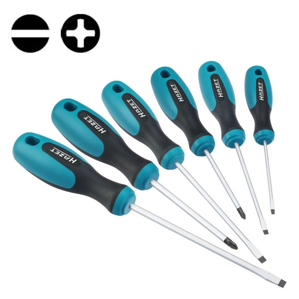 HAZET SERIE DI 6 GIRAVITI A TAGLIO E A CROCE PHILLIPS ART.810/6*