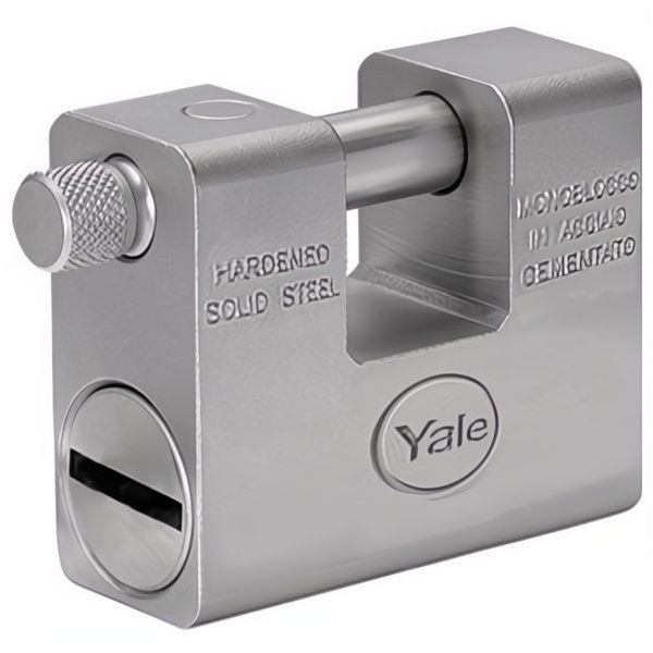 YALE LUCCHETTO IN ACCIAIO Y 164 MM84 RETTANGOLARE