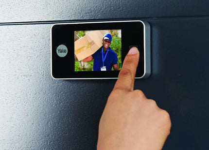 YALE SPIONCINO ELETTRONICO CON DISPLAY DIGITALE COLORE ARGENTO