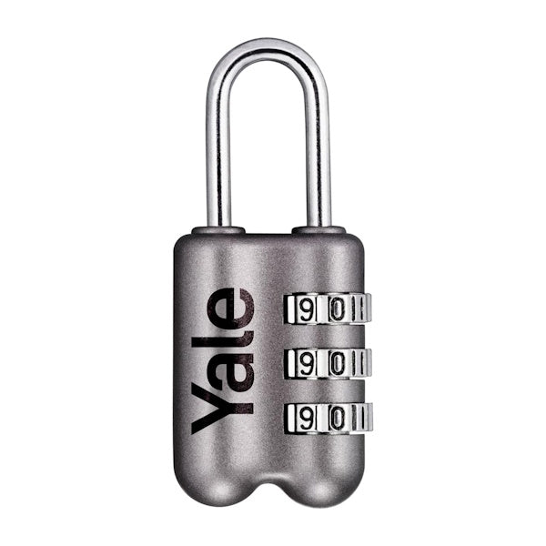 YALE LUCCHETTO DA VIAGGIO YP2 MM23 CON COMBINAZIONE GRIGIO