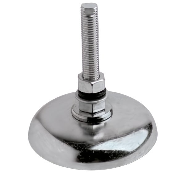 GETECH PIEDE ANTIVIBRANTE BASE ZINCATA VULCANIZZATA