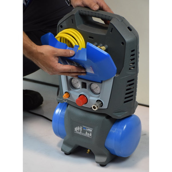 Compressore D'Aria Portatile ABAC EASE-AIR 6 - Silenzioso (49 DB), Senza Olio, Serbatoio 6L, 8 Bar, 0.75 Hp - Foto 1