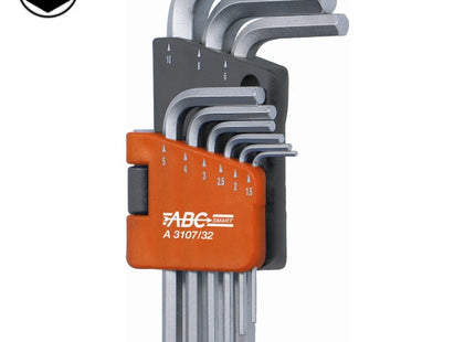 ABC TOOLS SMART SERIE  9 CHIAVI MASCHIO ESAGONALI DA MM1,5 A MM10