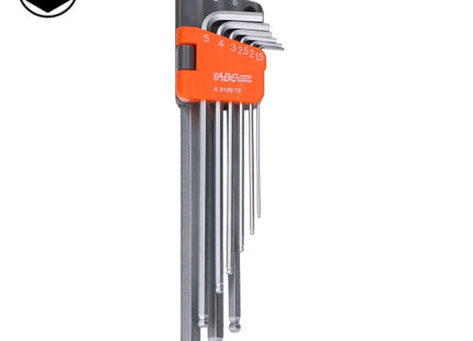 ABC TOOLS SMART SERIE  9 CHIAVI MASCHIO ESAGONALI SFERICHE MM1,5-MM10