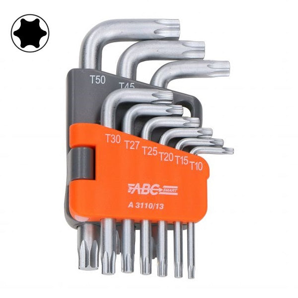 ABC TOOLS SMART SERIE  9 CHIAVI MASCHIO TORX DA T10 A T50