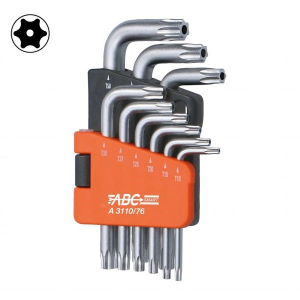 ABC TOOLS SMART SERIE  9 CHIAVI MASCHIO TAMPER TORX DA T10 A T50