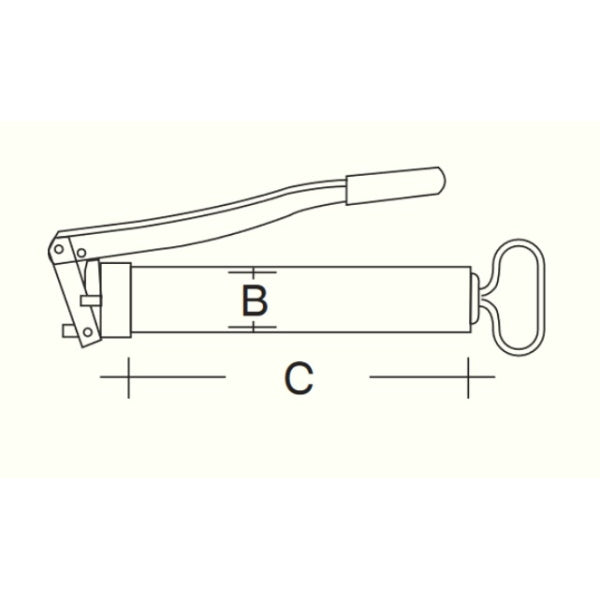 A&G MARTINELLI INGRASSATORE A LEVA ART.5500 PER CARTUCCIA DA GR600