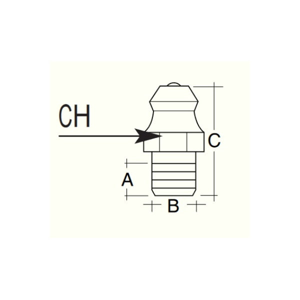 A&G MARTINELLI INGRASSATORE DIRITTO ART.273 M 6X1,00 CHIAVE MM 7