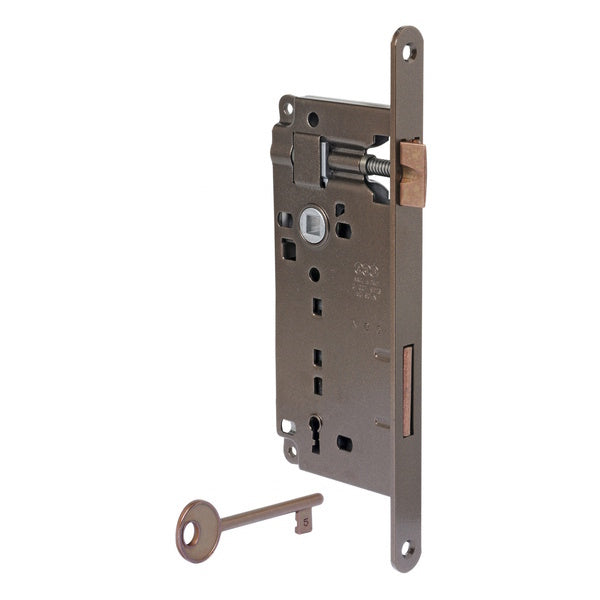 AGB SERRATURA PATENT GRANDE DISTANZA MM8X90 BRONZATA ART.00591