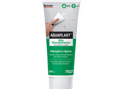 AGUAPLAST ALTO RIEMPIMENTO STUCCO IN PASTA BIANCO ML 200