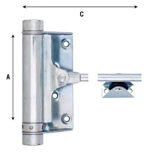 ALDEGHI ART. 115 CHIUDIPORTA A MOLLA TRIUMPH ZINCATO