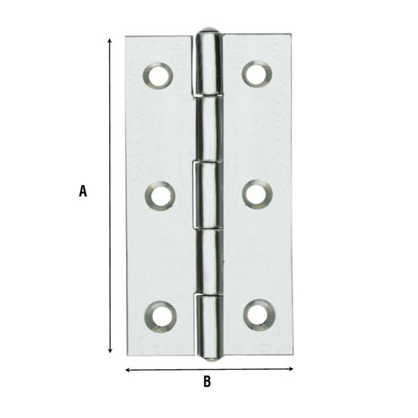 ALDEGHI ART. 120IN CERNIERA STRETTA IN ACCIAIO INOX