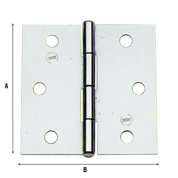 ALDEGHI ART. 121IN CERNIERA QUADRA IN ACCIAIO INOX MM25