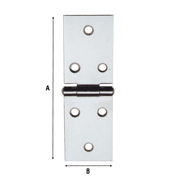 ALDEGHI ART. 122IN CERNIERA LUNGA IN ACCIAIO INOX