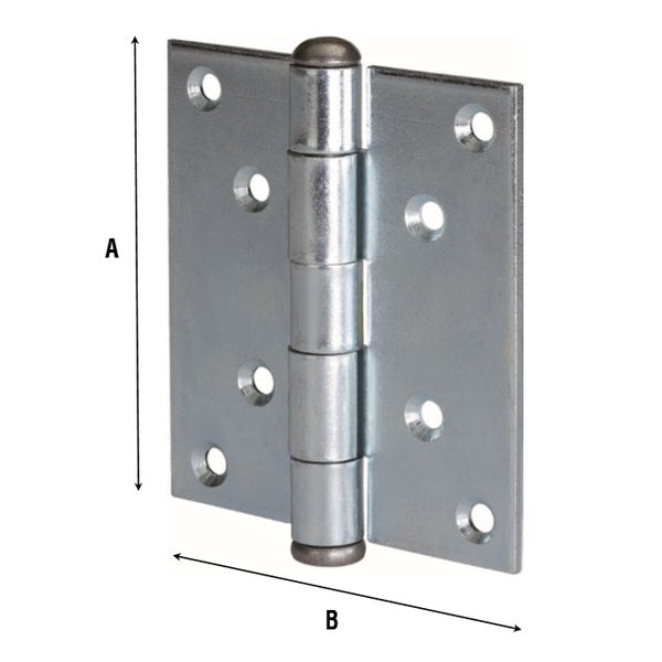 ALDEGHI ART. 129AZ CERNIERA AMERICANA PESANTE ZINCATA MM101