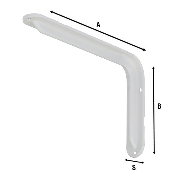 ALDEGHI REGGIMENSOLA IN ACCIAIO VERNICIATO BIANCO ART.2522VB